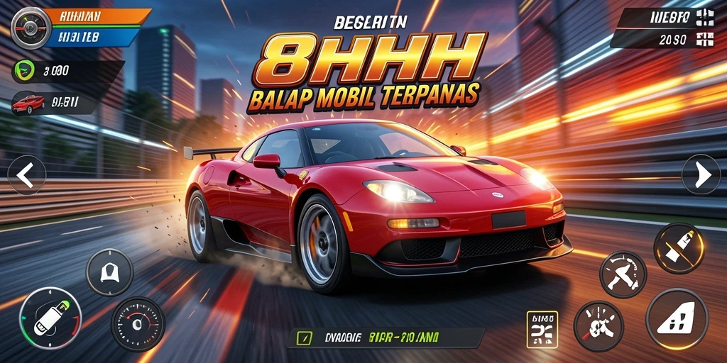 Tampilan gameplay seru dan mendebarkan di 8HHH.