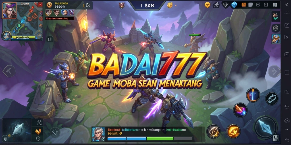Tampilan gameplay seru dan menarik dari BADAI777.