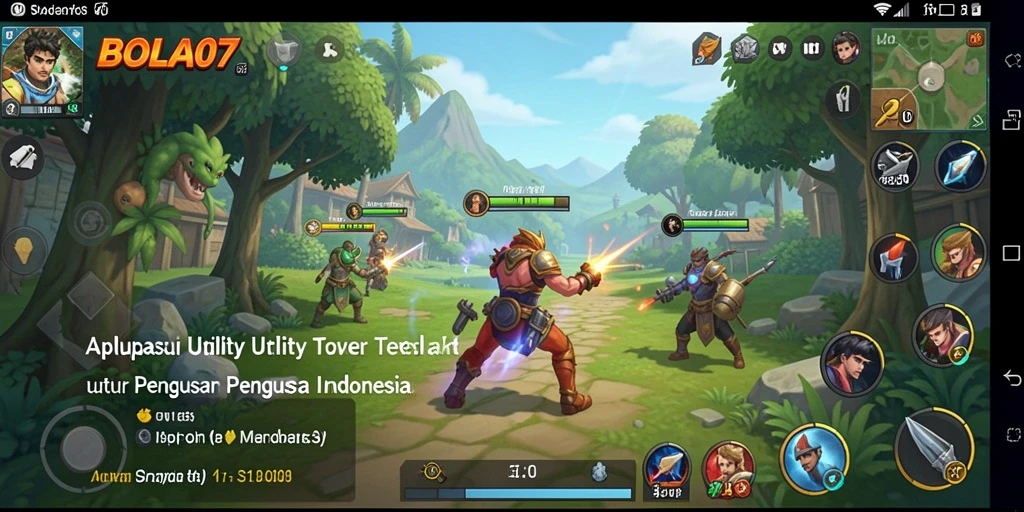 Tampilan utama BOLA07 yang intuitif dan informatif.