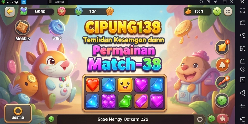 Tampilan gameplay <strong>CIPUNG138</strong> yang memukau dengan elemen warna-warni yang mencolok.