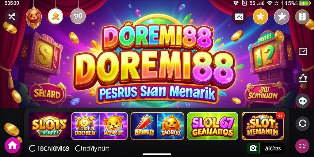 Gameplay DOREMI88 yang penuh warna dan menegangkan di layar.