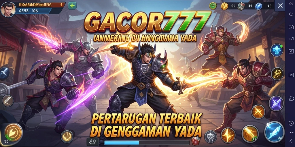 Gameplay GACOR777 dengan aksi pertarungan super seru.