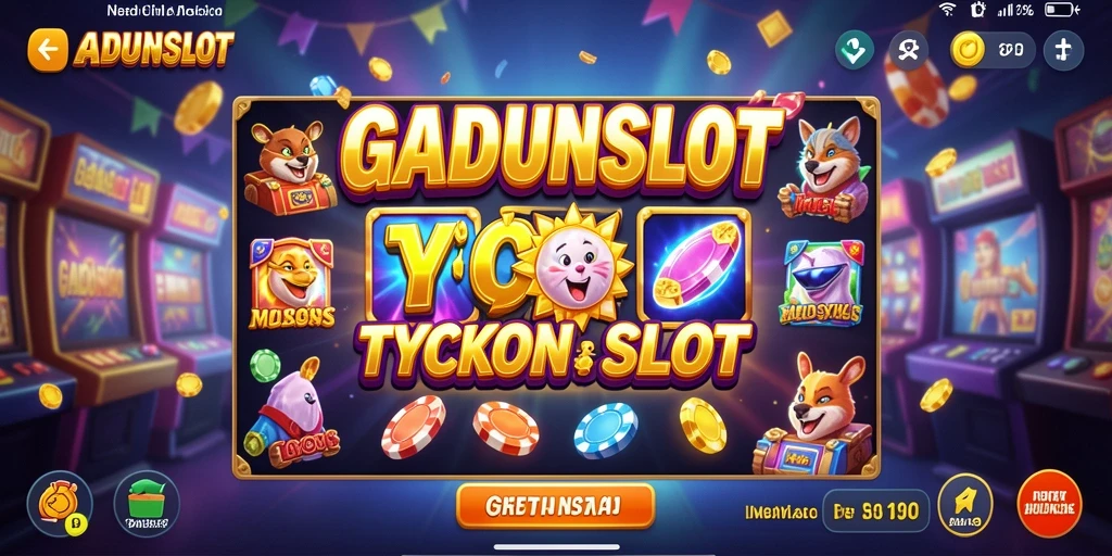 Menampilkan gameplay menarik di GADUNSLOT dengan mesin slot yang seru.