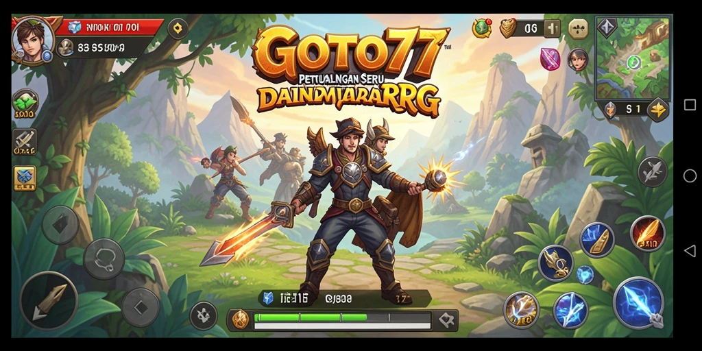 Tampilan gameplay RPG seru dan mendalam dari GOTO77.
