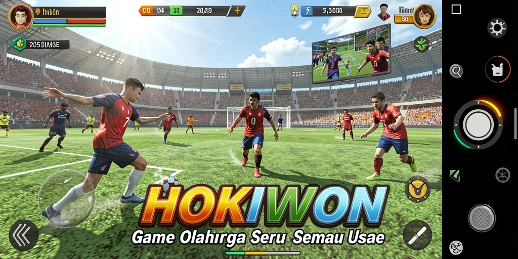 Tampilan gameplay HOKIWON yang seru dan kompetitif.