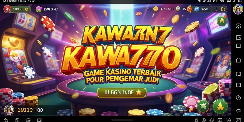 Tampilan gameplay KAWAN777 yang mengasyikkan di kasino digital.