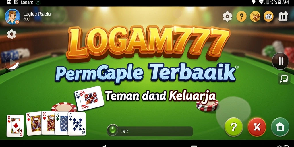Tampilan menarik dari gameplay LOGAM777 dengan suasana Gaple yang kental.