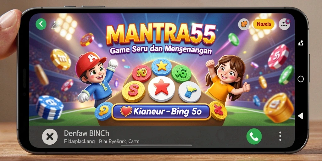 Tampilan gameplay Bingo yang menarik di MANTRA55.