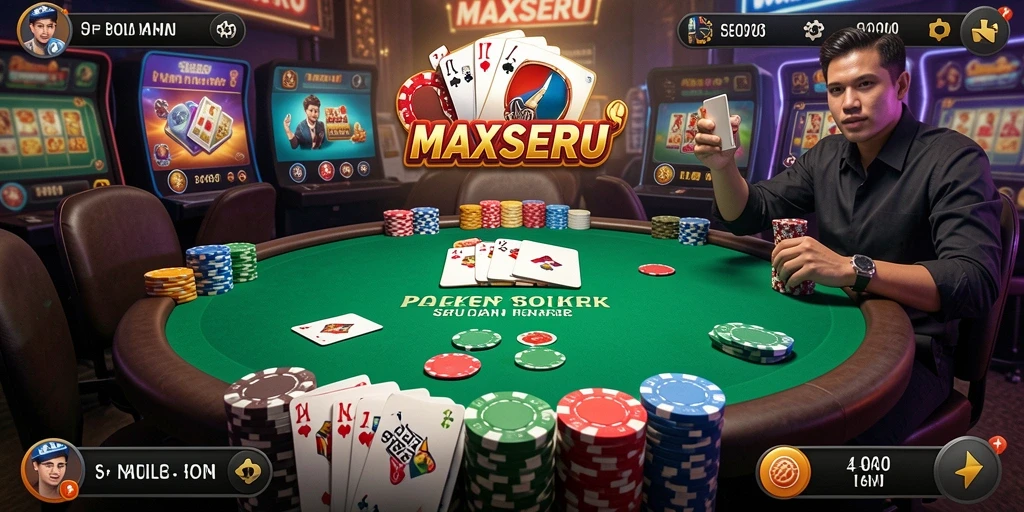 Gameplay poker yang menarik dan kompetitif di MAXSERU.