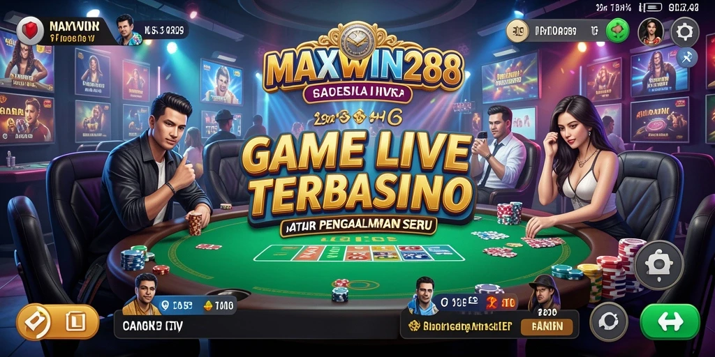 Tampilan menarik dari gameplay langsung di MAXWIN288.