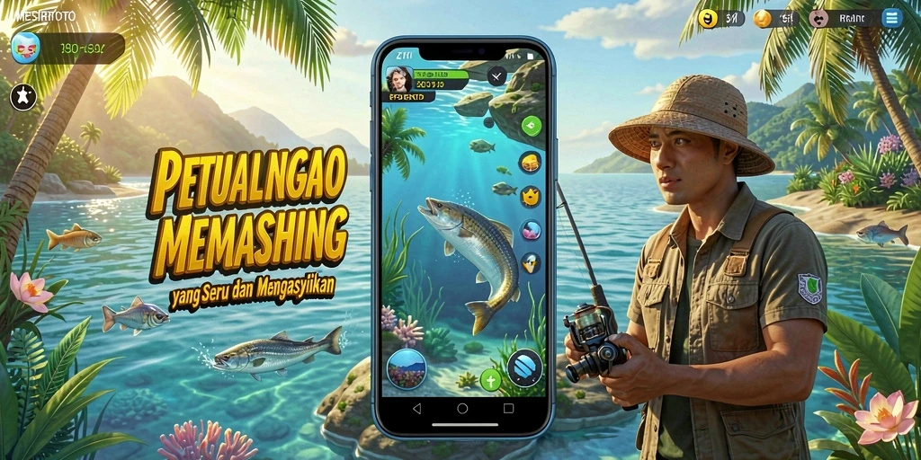 Tangkapan ikan besar di dalam game MESIRTOTO yang seru.