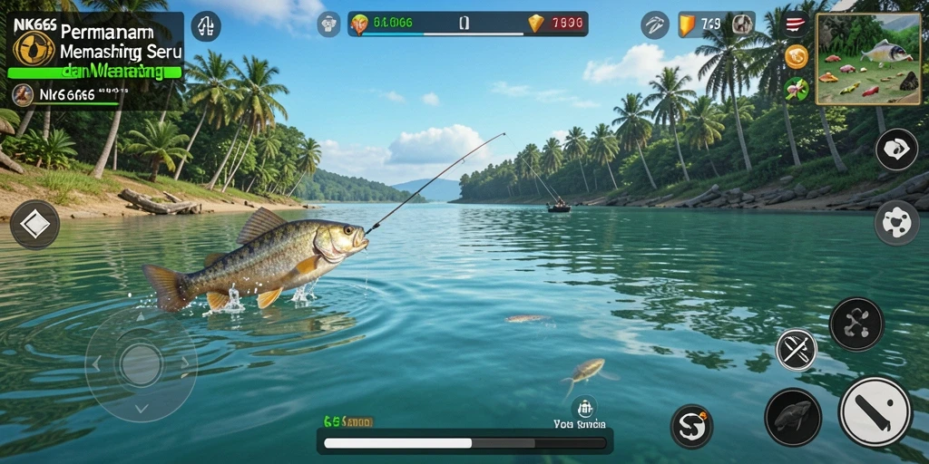 Screenshot NK666 menampilkan aksi memancing yang mendebarkan dan grafik yang menawan.