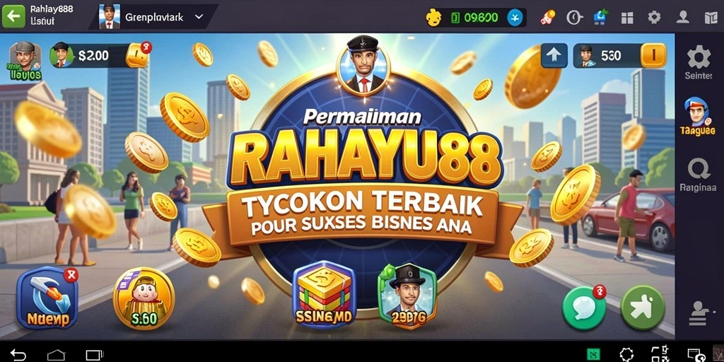 Tampilan gameplay RAHAYU88 yang menarik dan interaktif dalam Tycoon.