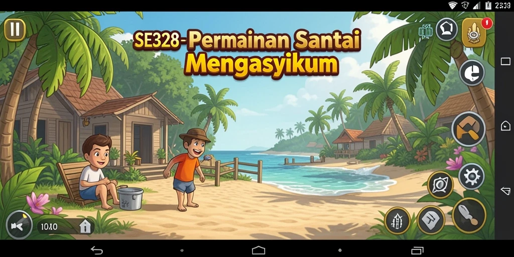 Tampilan gameplay mewarnai pengalaman bermain SE328 yang seru.