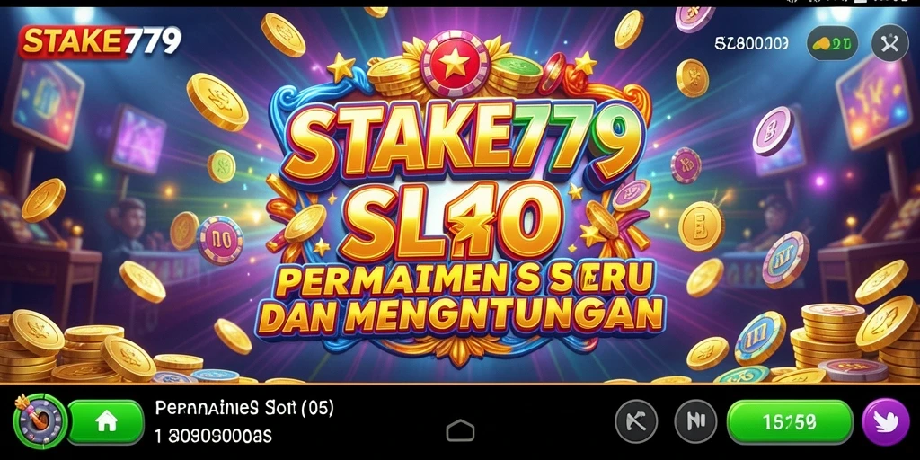 Screenshot gameplay STAKE779 yang menampilkan putaran slot yang mendebarkan.