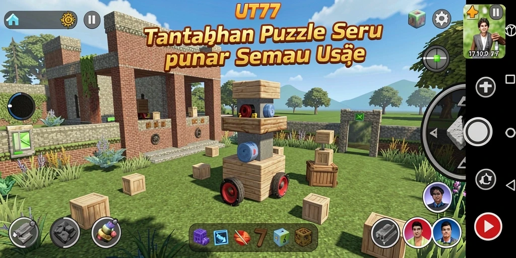 Tampilan gameplay UT77 yang menantang dan menyenangkan.