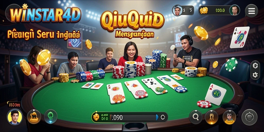 Screenshot gameplay QiuQiu di WINSTAR4D yang menarik.