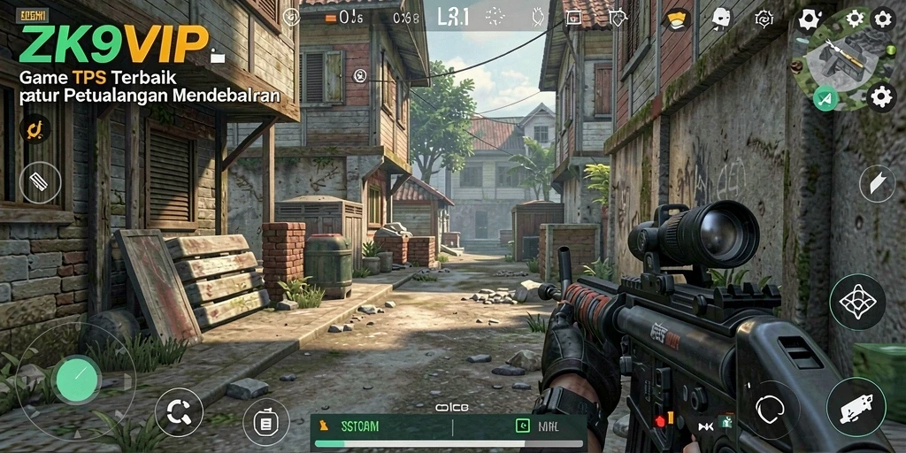 Tampilan gameplay aksi penuh dari ZK9VIP yang mendebarkan.